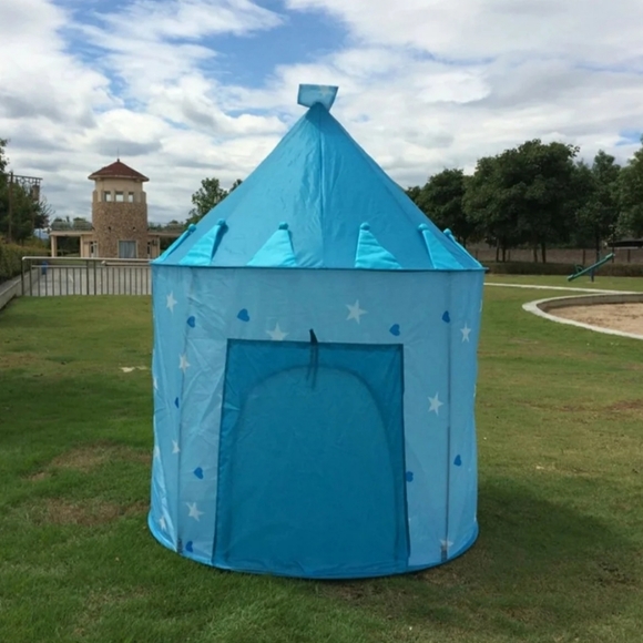 New Big Blue Kids Play Tent/ Castle - Picture 4 of 8